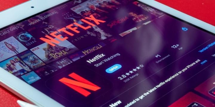 Página de inicio de Netflix para su instalación en un dispositivo iOS (iPad)