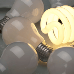 Reciclar bombillas para evitar dañar el medio ambiente.